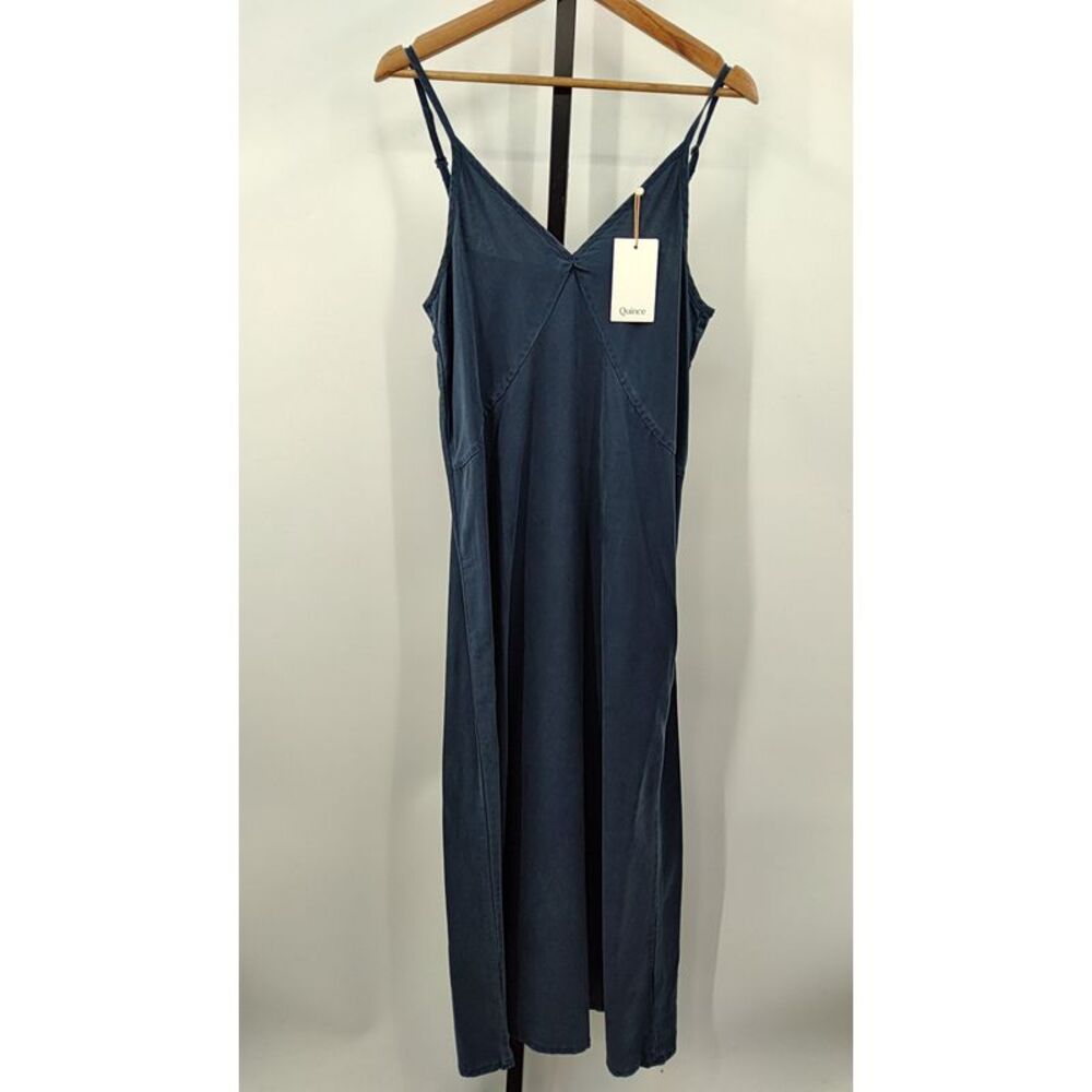 Quince Navy Blue Women's Dress